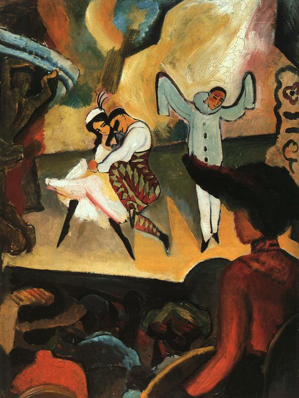 August Macke Russian Ballet I oil painting picture